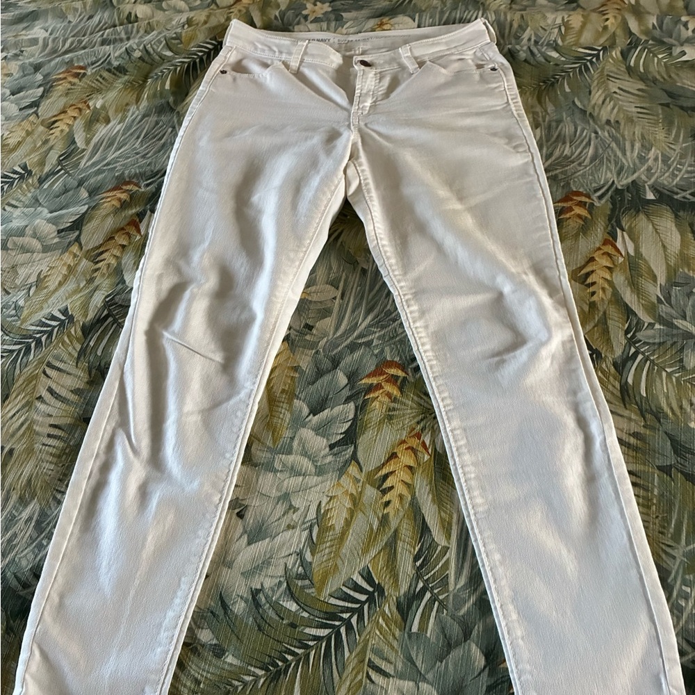 Old Navy Women's Skinny Jeans in White